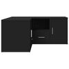 vidaXL fekete szerelt fa sarokszekr&eacute;ny 160 x 40 x 45 cm