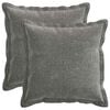 vidaXL P&aacute;rna huzat 2 db HOUTEN S&ouml;t&eacute;tsz&uuml;rke 40 x 40 cm Chenille Sz&ouml;vet