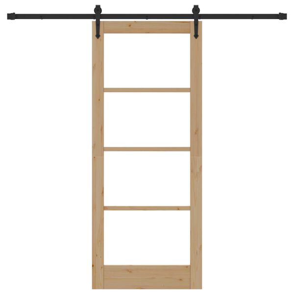 vidaXL Cs&uacute;sz&oacute; ajt&oacute; ORKDAL Term&eacute;szetes 83 x 202 cm