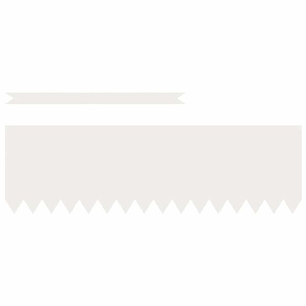 vidaXL Fűszegélyezés 30 pcs Fehér 100 x 0.05 x 20 cm