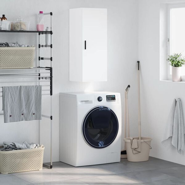 vidaXL feh&eacute;r fali szekr&eacute;ny34,5x34x90 cm