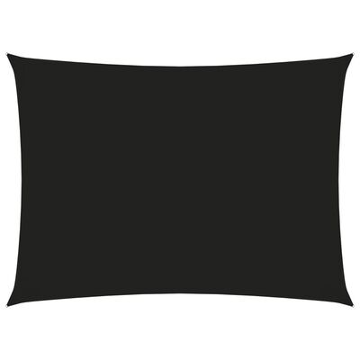 vidaXL fekete téglalap alakú oxford-szövet napvitorla 3 x 4,5 m