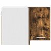 vidaXL F&uuml;ggő szekr&eacute;ny F&uuml;st&ouml;lt t&ouml;lgy &eacute;s feh&eacute;r 57 x 57 x 40 cm Faanyag