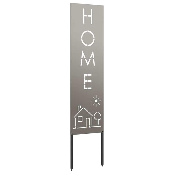 vidaXL Kertv&eacute;dő v&aacute;szon Rozsd&aacute;s 32 x 140 cm időj&aacute;r&aacute;s&aacute;ll&oacute; ac&eacute;l