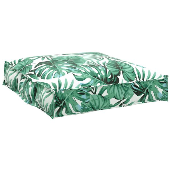 vidaXL Raklap p&aacute;rna k&eacute;szlet 2 pcs Z&ouml;ld Lev&eacute;l Minta 100 x 40 x 8 cm