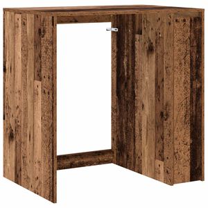 vidaXL Mos&oacute;g&eacute;p Szekr&eacute;ny t&aacute;rol&oacute;val &Ouml;reg fa 87 x 60 x 89 cm Szerelt fa