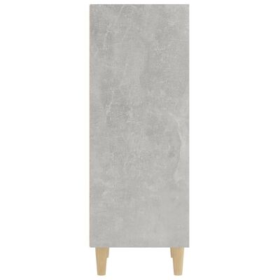 vidaXL betonszürke szerelt fa tálalószekrény 34,5 x 32,5 x 90 cm
