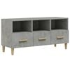 vidaXL betonsz&uuml;rke szerelt fa TV-szekr&eacute;ny 102 x 36 x 50 cm