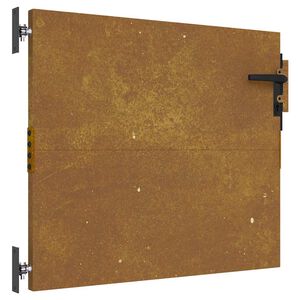 vidaXL corten ac&eacute;l kerti kapu 85 x 125 cm
