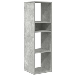vidaXL k&ouml;nyvszekr&eacute;ny betonsz&uuml;rke 34x31x112 cm szerelt fa