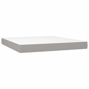 vidaXL vil&aacute;gossz&uuml;rke sz&ouml;vet zsebrug&oacute;s &aacute;gymatrac k&ouml;zepes kem&eacute;nys&eacute;gű 160x200x20 cm
