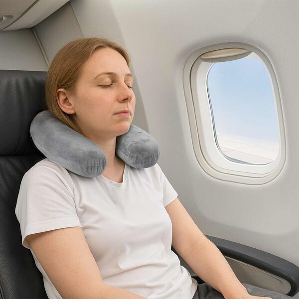 vidaXL Utaz&oacute; nyakp&aacute;rna Sz&uuml;rke Mem&oacute;riahab 27 x 27 x 8,5 cm