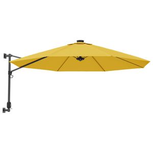 vidaXL s&aacute;rga falra szerelhető napernyő 290 cm