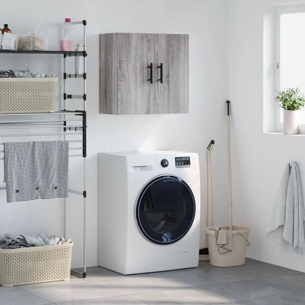 vidaXL sz&uuml;rke sonoma sz&iacute;nű szerelt fa faliszekr&eacute;ny 60 x 31 x 60 cm