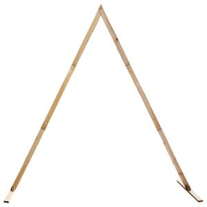 vidaXL Esk&uuml;vői &Iacute;v Vil&aacute;gos Barna 202 x 95 x 254 cm T&ouml;m&ouml;r fenyőfa