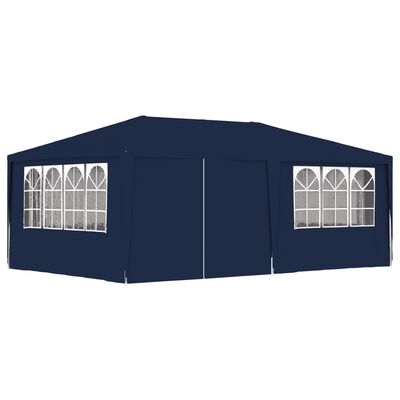 vidaXL kék rendezvénysátor oldalfalakkal 4 x 6 m 90 g/m²