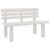 vidaXL feh&eacute;r polipropil&eacute;n kerti pad 110 x 52 x 71 cm