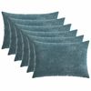 vidaXL P&aacute;rna huzat 6 db HEERLEN K&eacute;k 30 x 50 cm Chenille Sz&ouml;vet