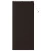vidaXL Zsaluzia S&ouml;t&eacute;t Barna 120 x 250 cm 35 mm Massz&iacute;v Paulownia fa