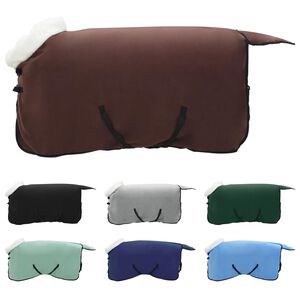 vidaXL L&oacute; Takar&oacute; Teljes S&ouml;t&eacute;t Barna 85 cm Pol&aacute;r fleece