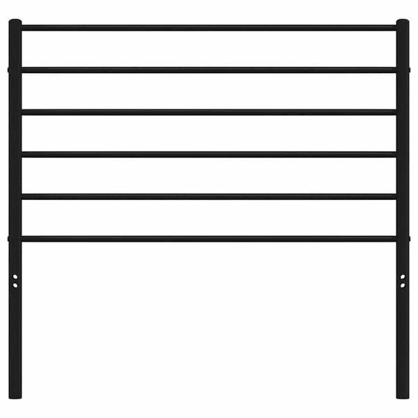 vidaXL fekete f&eacute;m csere fejt&aacute;mla 107 cm