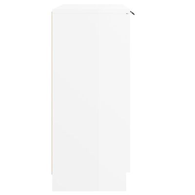vidaXL magasfényű fehér szerelt fa tálalószekrény 60 x 30 x 70 cm