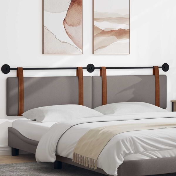 vidaXL Fali Fejt&aacute;mla Egysz&iacute;nű T&oacute;psz&iacute;nű 210 x 55 x 5 cm Antik PU