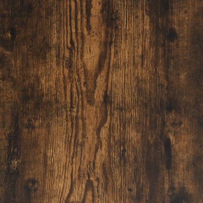 vidaXL füstös tölgyszínű szerelt fa cipőszekrény 60x34x116 cm