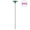 vidaXL 12 db horganyzott ac&eacute;l &eacute;s polipropil&eacute;n s&aacute;torc&ouml;vek 25 cm 7 mm