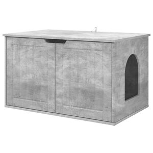 vidaXL Macska H&aacute;z Beton 85 x 55 x 50,5 cm Szerelt Fa