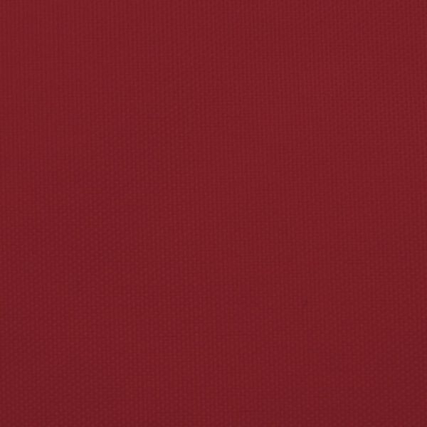 vidaXL piros négyzet alakú oxford-szövet napvitorla 3,6 x 3,6 m