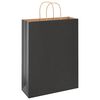 vidaXL 250 db fekete pap&iacute;rzacsk&oacute;k foganty&uacute;kkal 32x12x42 cm