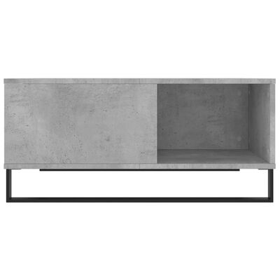 vidaXL betonszürke szerelt fa dohányzóasztal 80x80x36,5 cm