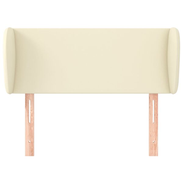 vidaXL kr&eacute;msz&iacute;nű műbőr sz&aacute;rnyas fejt&aacute;mla 93x23x78/88 cm