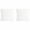 vidaXL P&aacute;rna 2 db 80 x 80 cm Bambusz rost Feh&eacute;r