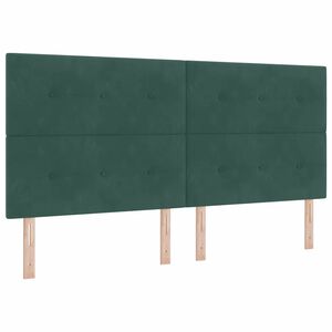 vidaXL LED Box Spring &Aacute;gy matracmal S&ouml;t&eacute;tz&ouml;ld 200 x 200 cm B&aacute;rsony