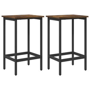 vidaXL B&aacute;rsz&eacute;k 2 db F&uuml;st&ouml;s T&ouml;lgy 40 x 32 x 64 cm Szerelt Fa