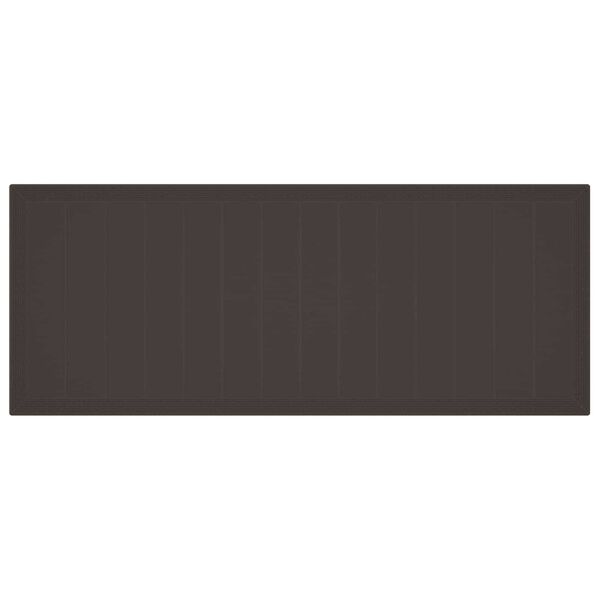 vidaXL Kert &eacute;tkező szett 11 pcs Barna Polipropil&eacute;n