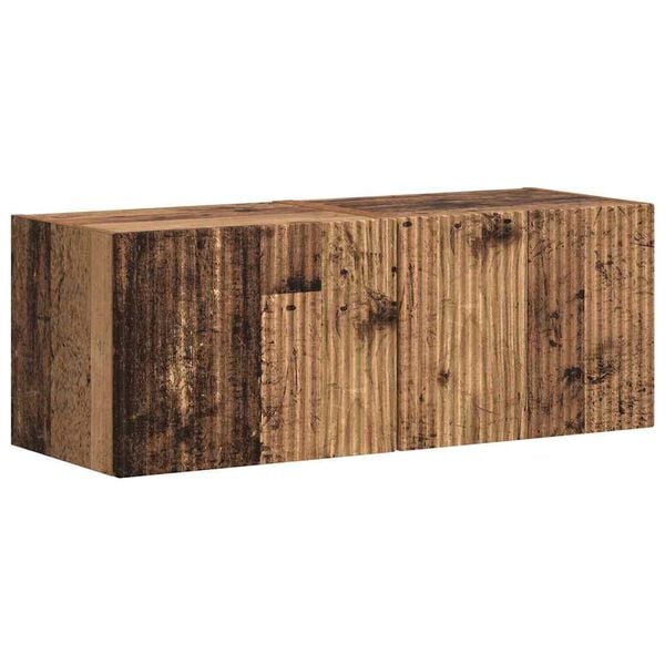 vidaXL TV Fali Szekr&eacute;ny 2 pcs &Ouml;reg fa 60 x 31 x 29.5 cm Faanyag