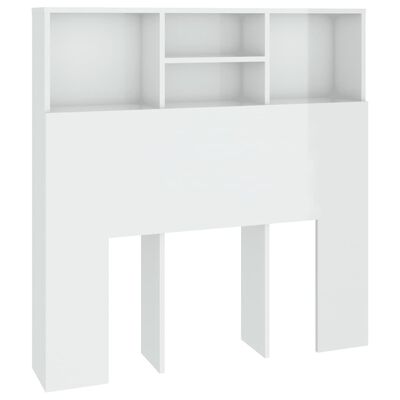 vidaXL magasfényű fehér áthidaló szekrény 100 x 19 x 103,5 cm