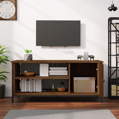 vidaXL barna tölgy színű szerelt fa TV-szekrény 100x40x45 cm