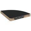 vidaXL 4 db fekete MDF lebegő sarokpolc 35 x 35 x 3,8 cm