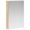 vidaXL F&uuml;rdőszobai t&uuml;k&ouml;rszekr&eacute;ny Sonoma t&ouml;lgy 40 x 10,5 x 60,5 cm