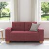 vidaXL borv&ouml;r&ouml;s sz&ouml;vet loveseat kanap&eacute; 160x77x82 cm