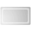 vidaXL LED F&uuml;rdőszoba T&uuml;k&ouml;r t&uuml;k&ouml;rrel &Aacute;tl&aacute;tsz&oacute; 50 x 30 cm edzett &uuml;veg