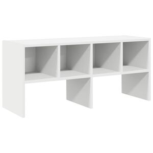 vidaXL cipőtart&oacute; &aacute;llv&aacute;ny halmozhat&oacute; feh&eacute;r 89,5x30x40 cm