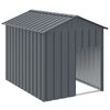 vidaXL antracit horganyzott ac&eacute;l kutyakennel tetővel 117x153x123 cm