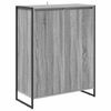 vidaXL Cipőszekr&eacute;ny ajt&oacute;val Sz&uuml;rke Sonoma 79 x 36 x 100 cm Szerelt Fa