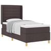 vidaXL Boxrug&oacute;s &aacute;gy matracmal S&ouml;t&eacute;t Barna 100 x 200 cm sz&ouml;vet
