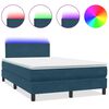 vidaXL s&ouml;t&eacute;tk&eacute;k b&aacute;rsony rug&oacute;s &eacute;s LED-es &aacute;gy matraccal 120x210 cm